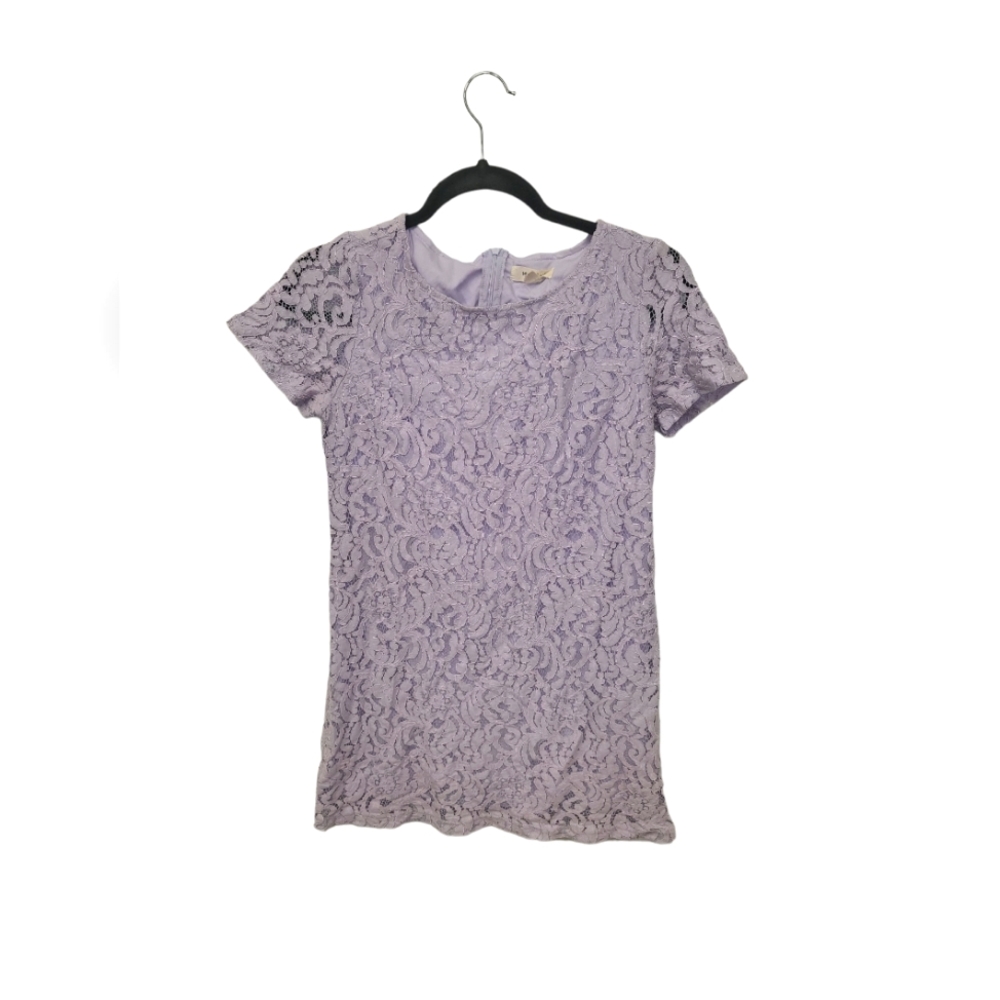 Purple lace x-small mini dress